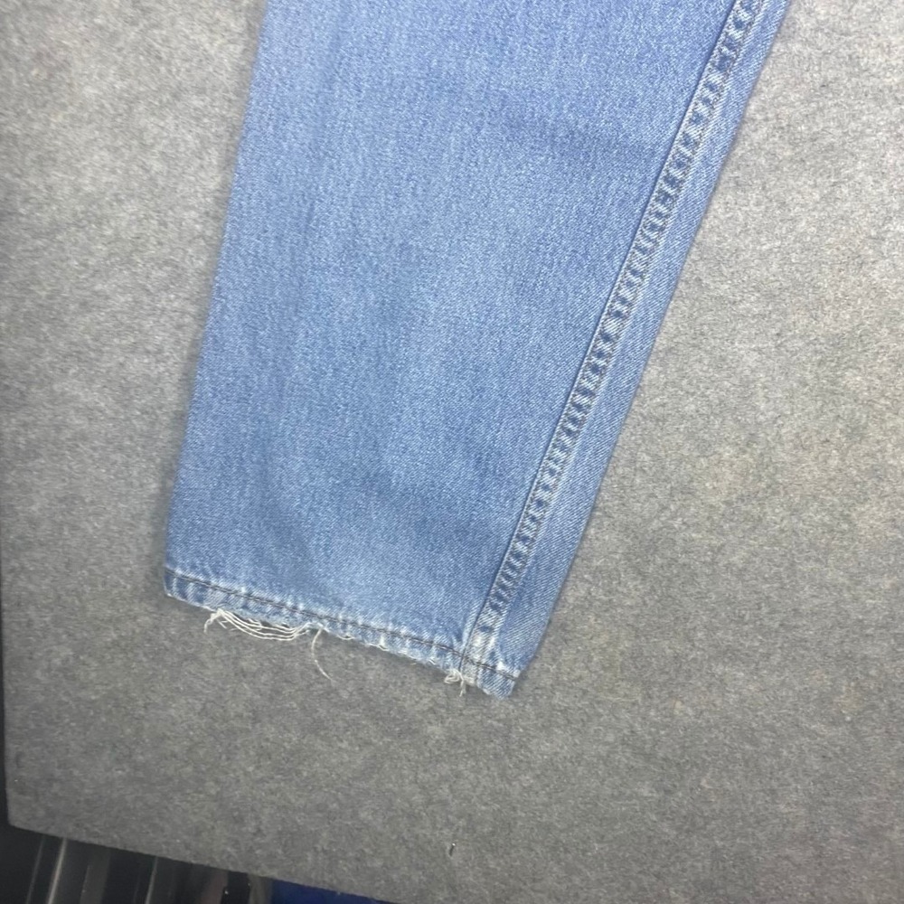 Levi Strauss 505 Mens W36 L32 Blue Denim Straight Fit Jeans Pants - Picture 5 of 12